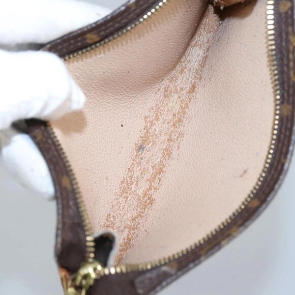 LOUIS VUITTON Monogram Bucket PM Accessory Pouch LV Auth 100294 - Picture 10 of 16